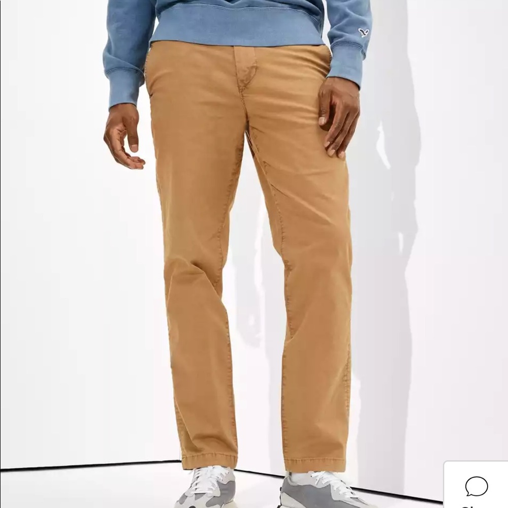 AE Orginial Straight Chino Khaki Pants